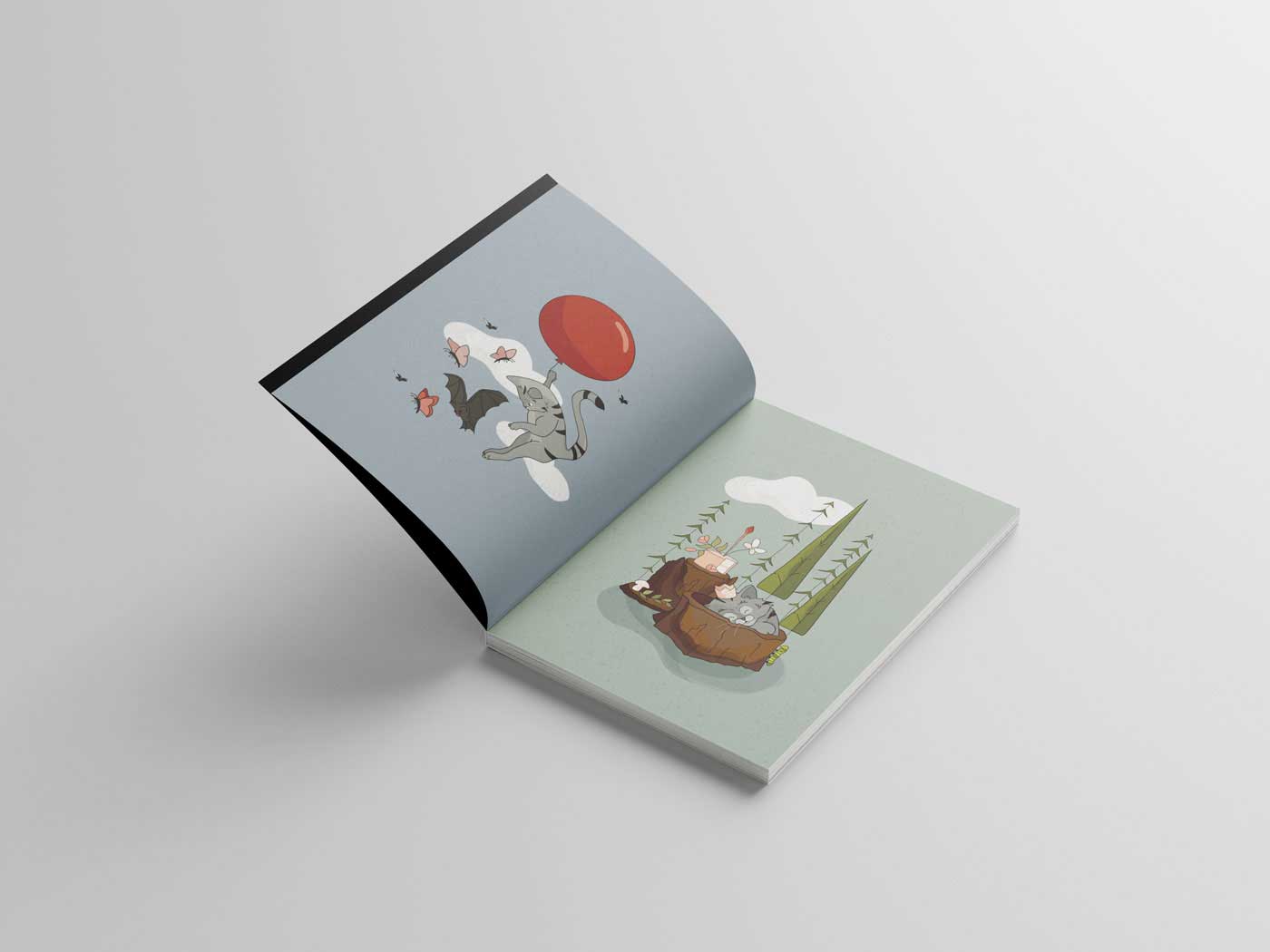 Charlie and Catalina the Cat