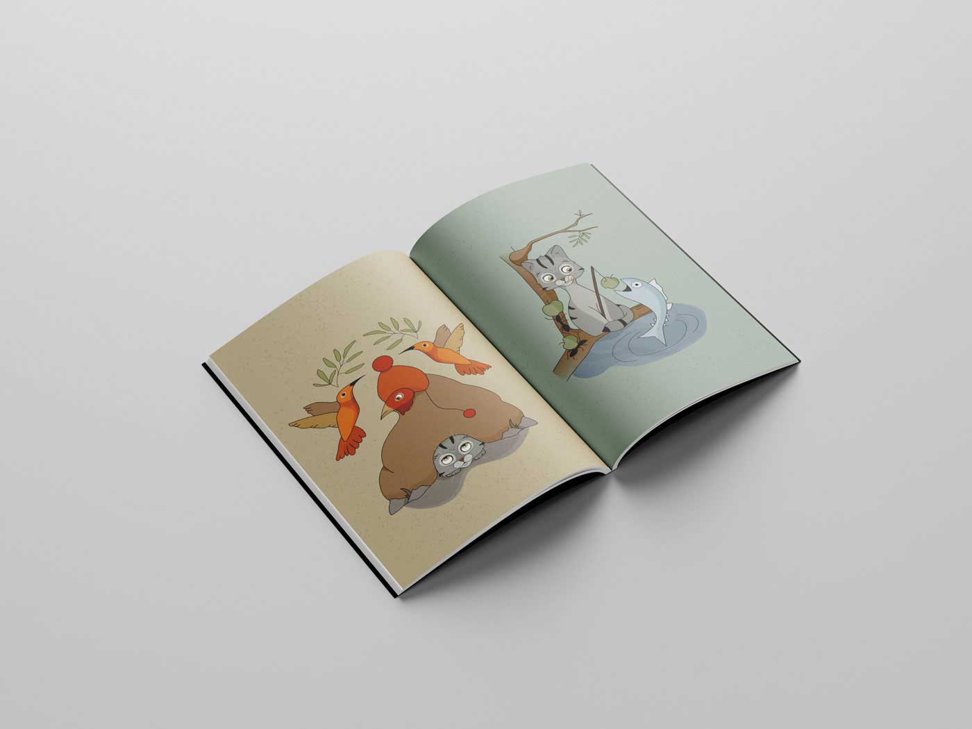 Charlie and Catalina the Cat